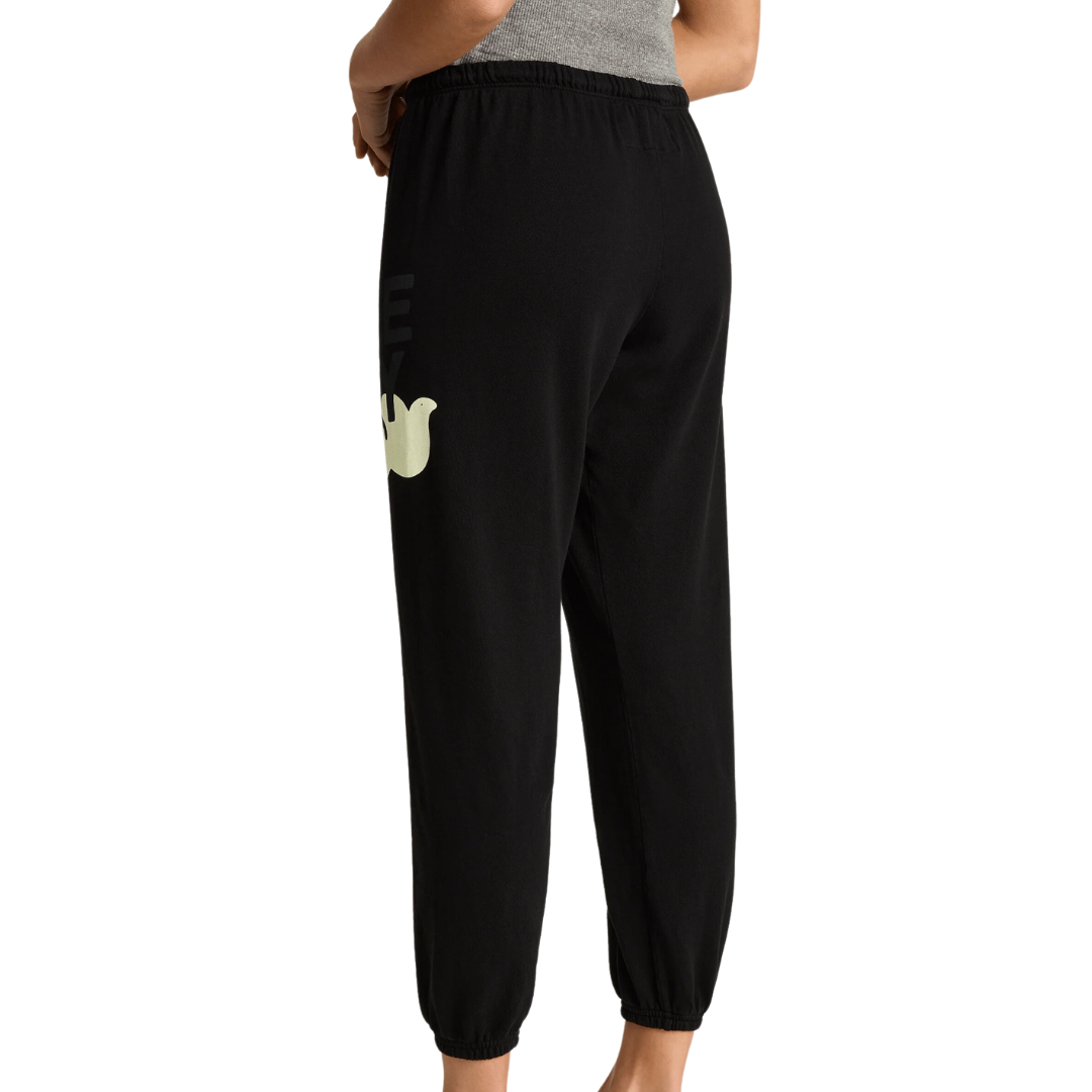 Freecitylarge Sweatpant in Blackspace Cream 