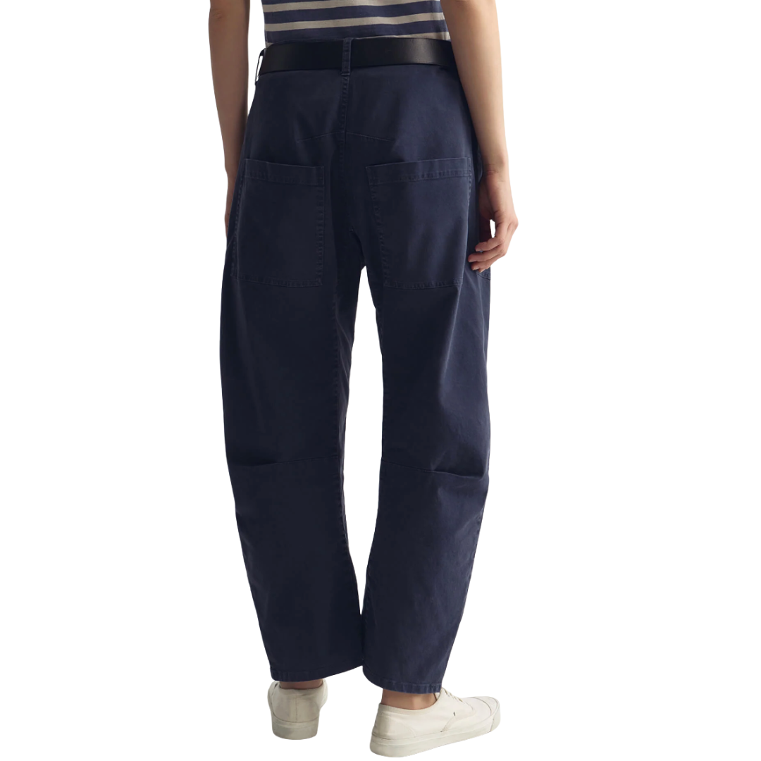 Shon Cotton Pant in Vintage Washed Admiral Blue