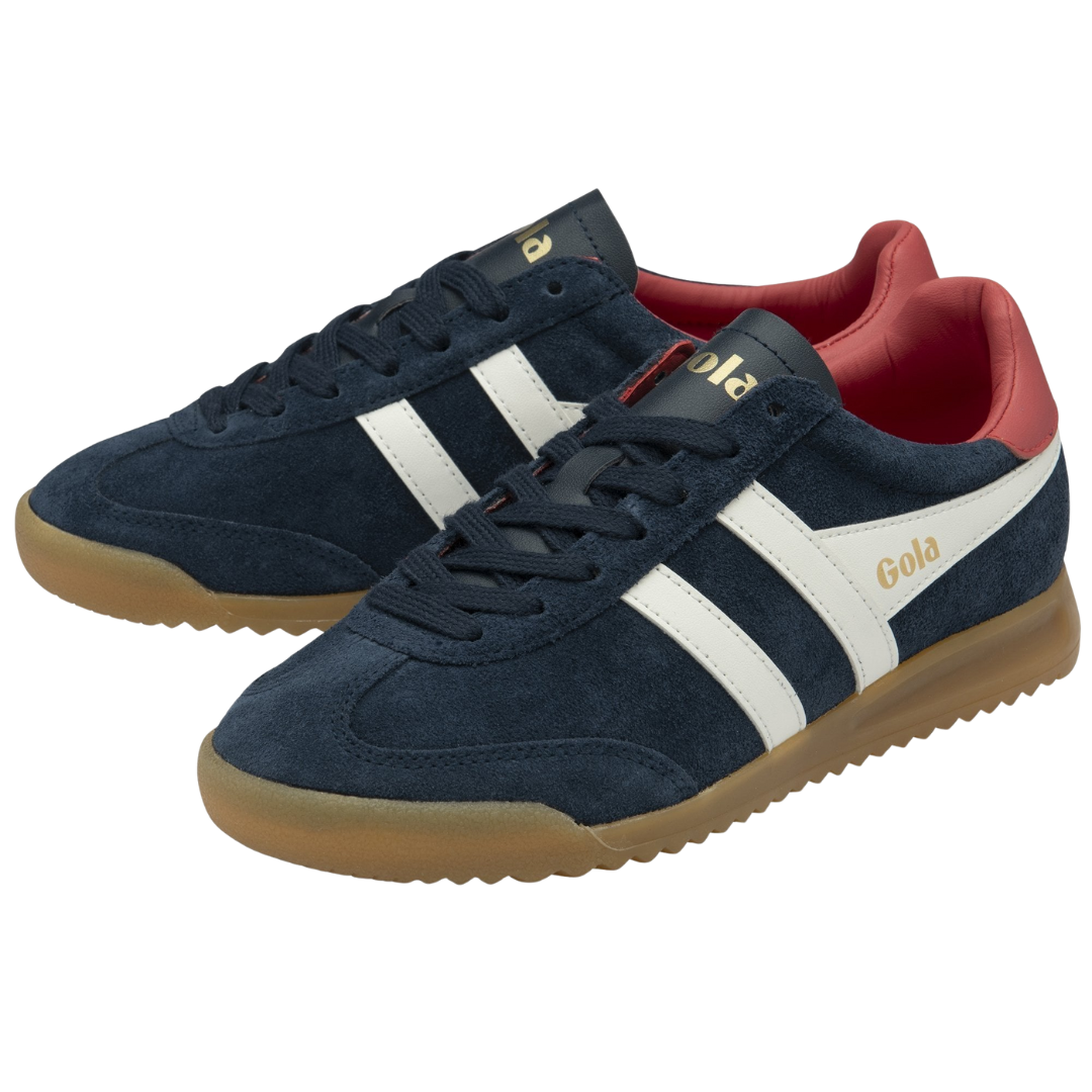 Torpedo Sneaker in Navy/Off White/Coral