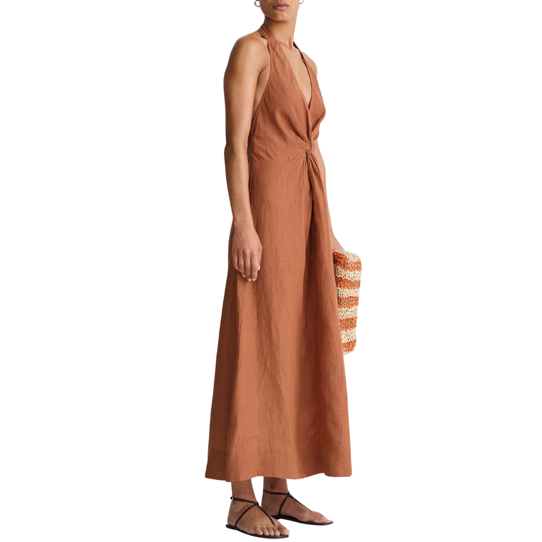 Salome Halter Maxi in Harissa
