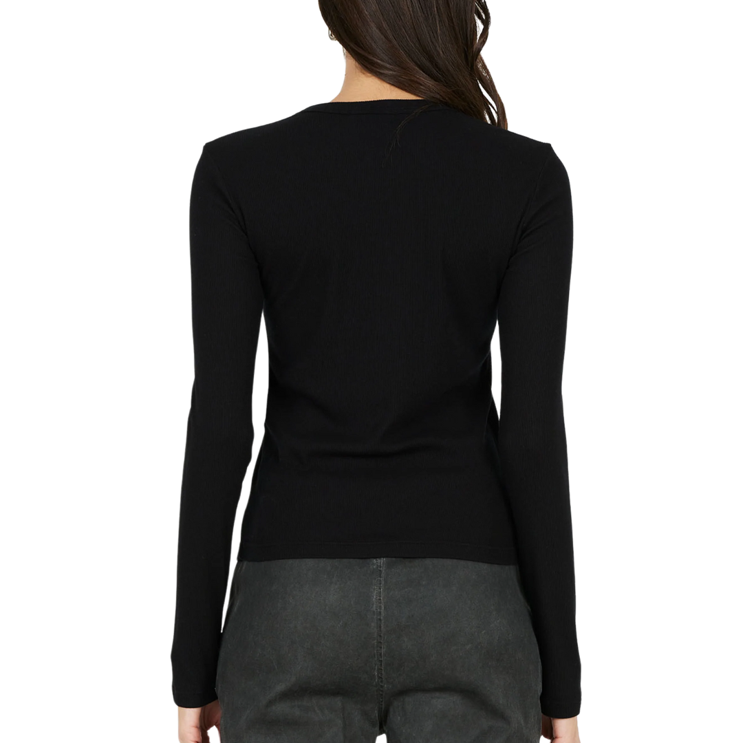 Verona Shirt in Jet Black 