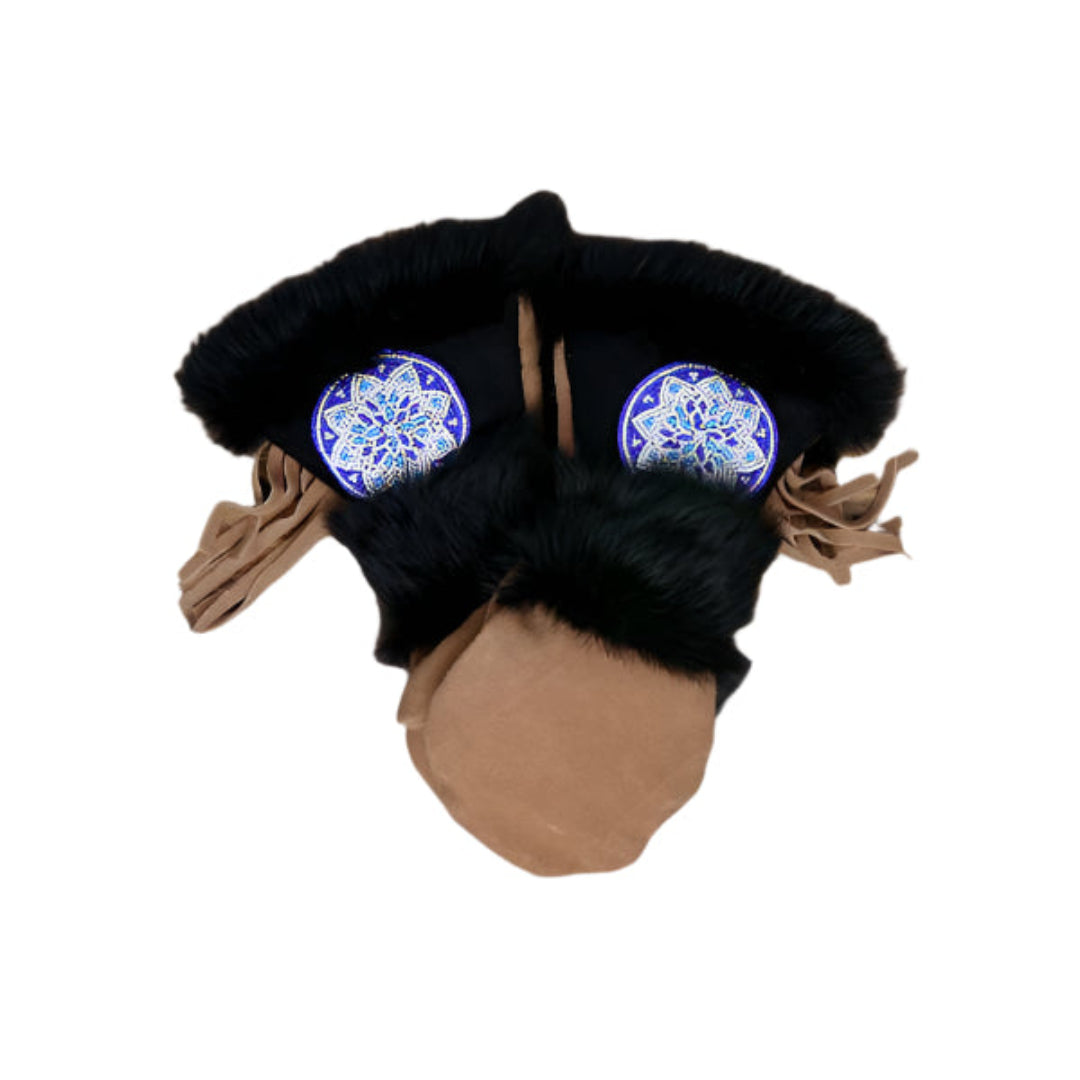 Snow Ghost Kids Mittens