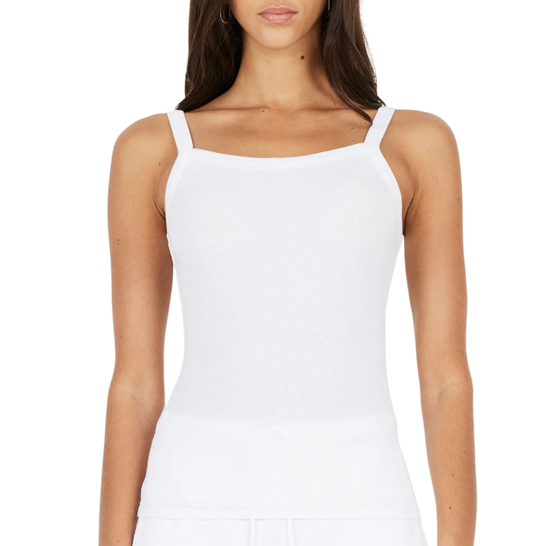 Verona Tank in White