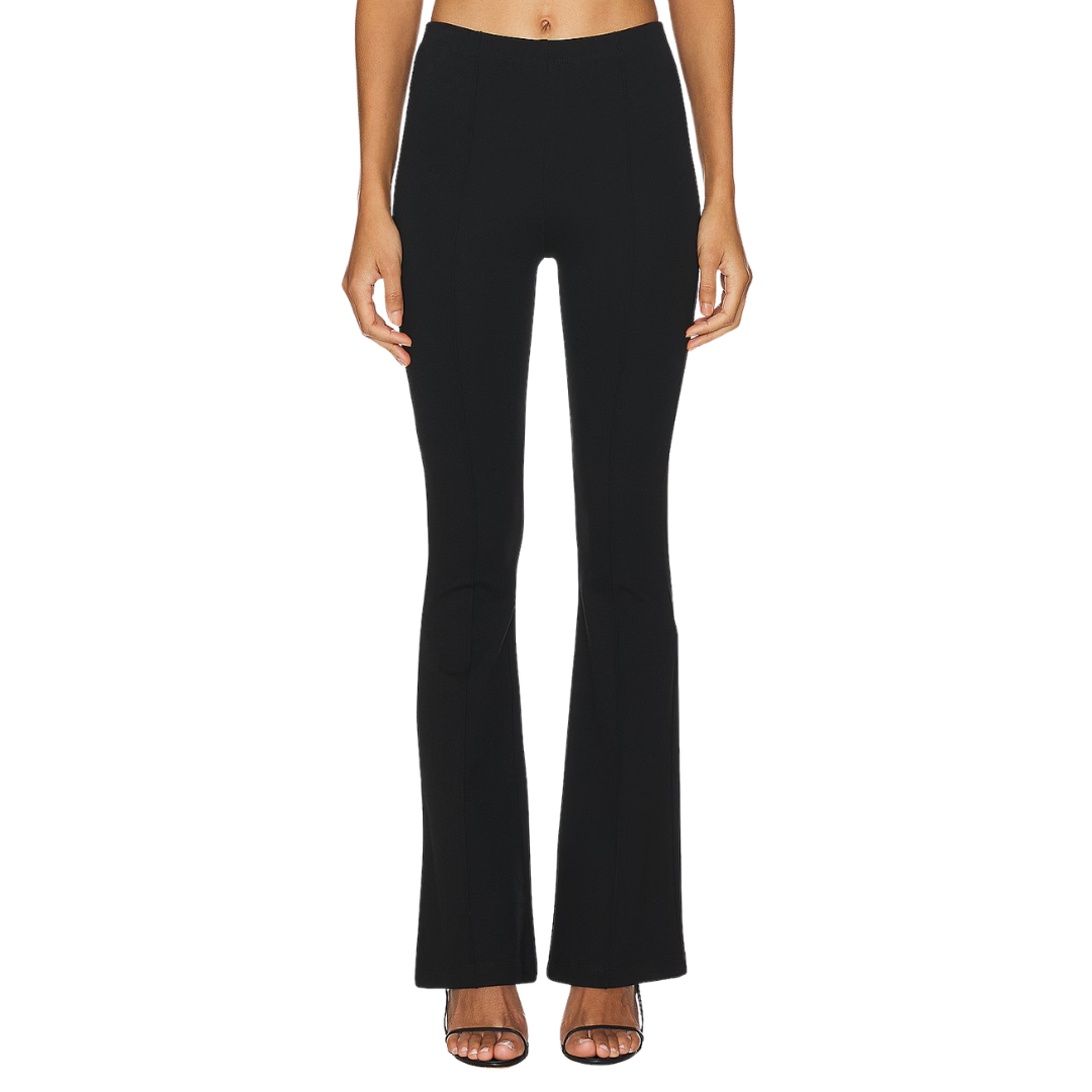 Bailey Pintuck Flare Pant in Black