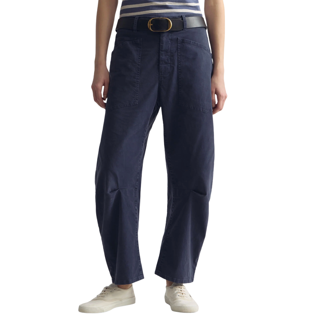 Shon Cotton Pant in Vintage Washed Admiral Blue