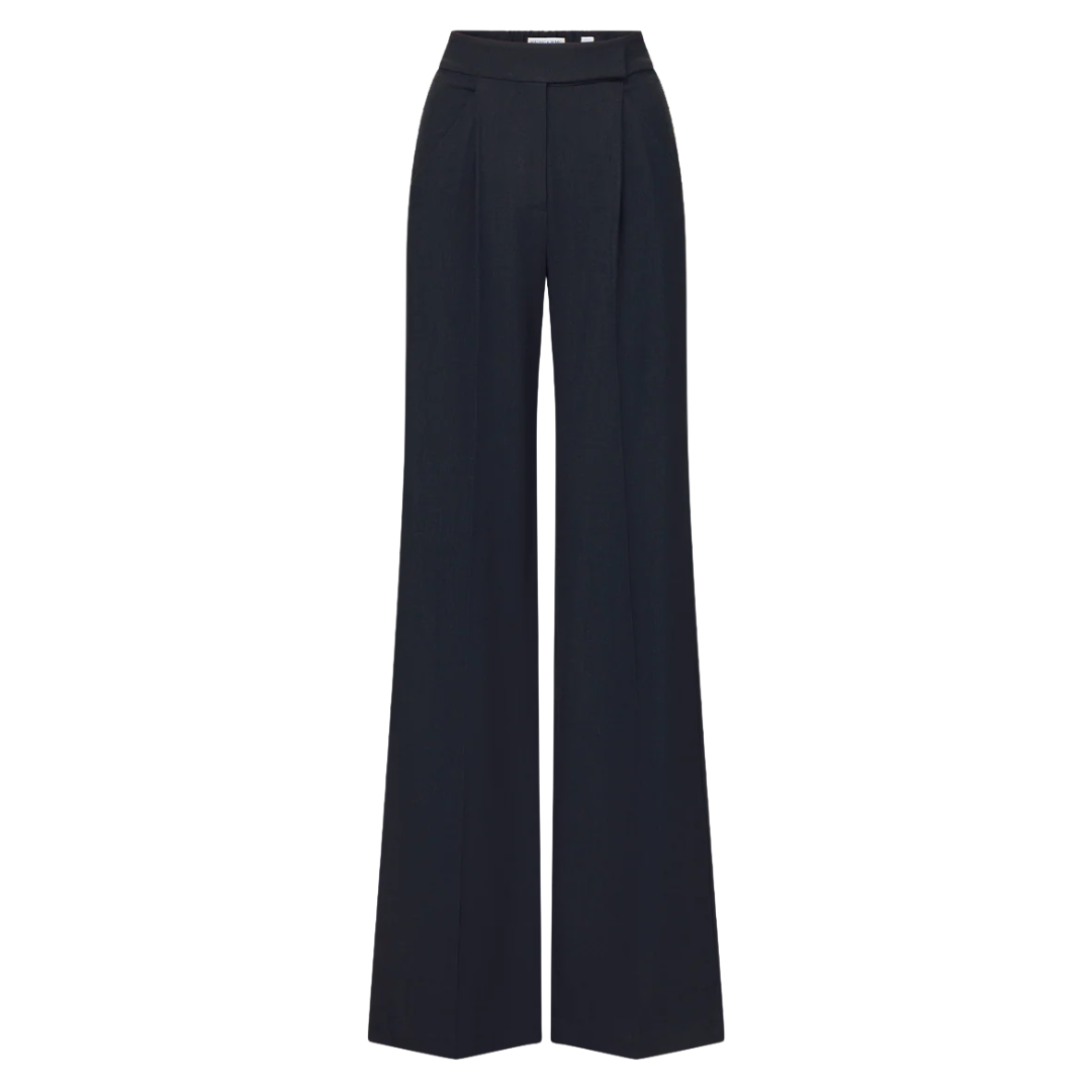 Marbeau Wide-Leg Pant in Navy