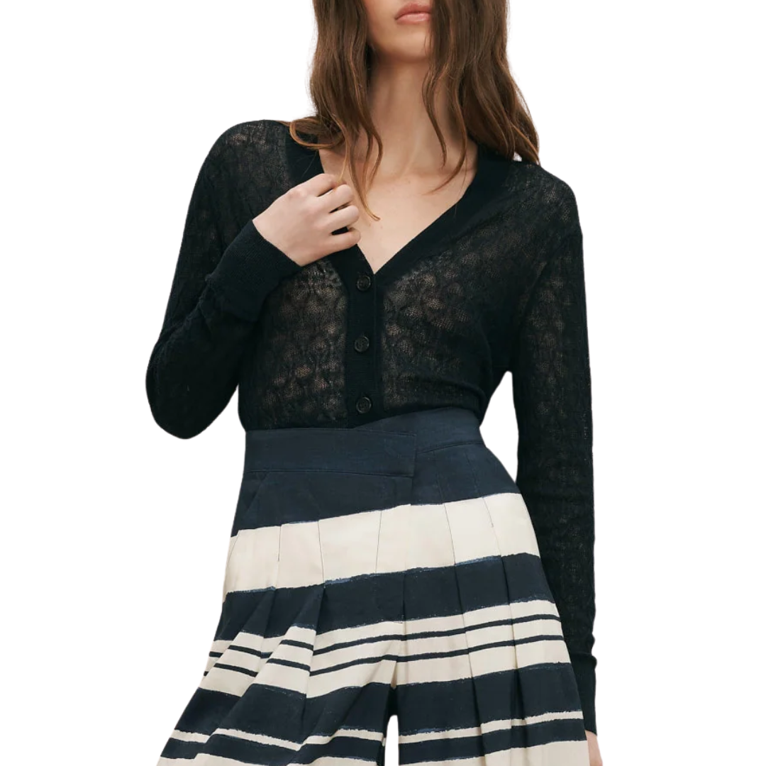 Ingraham Cardigan in Navy