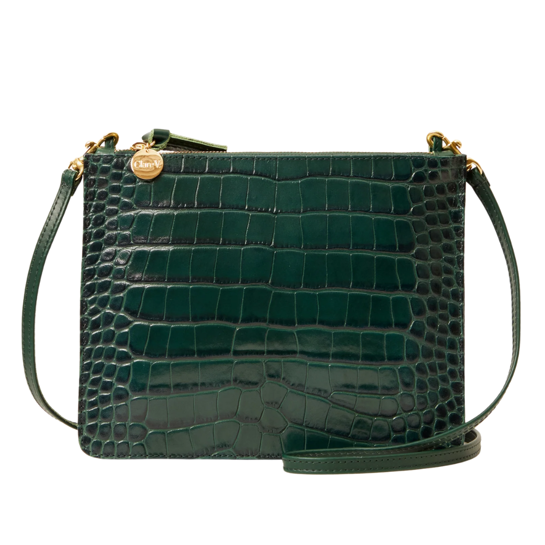 Margot Double Sac Bretelle in Deep Pine