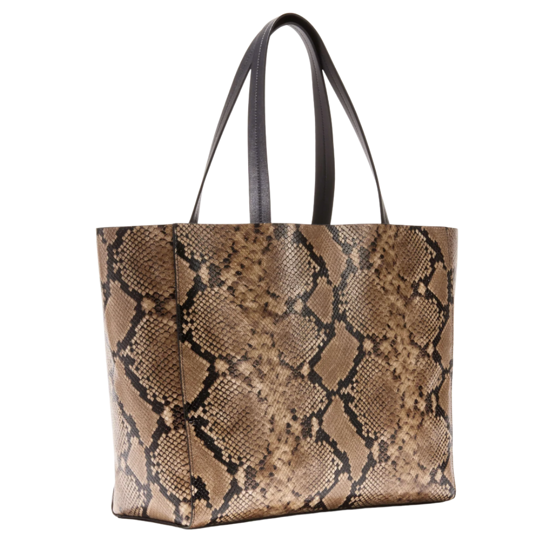 Medium Keith Bag in Taupe Snakeskin