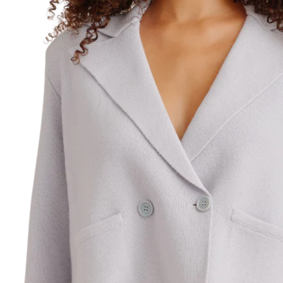 Tia Relaxed Blazer in Whisper