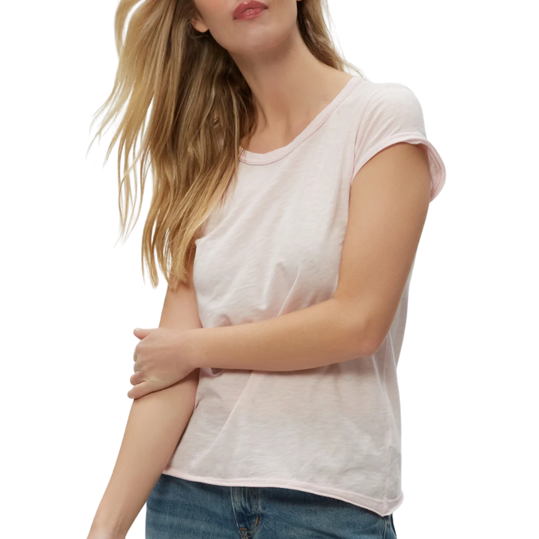 Trudy Supima Tee in Lychee