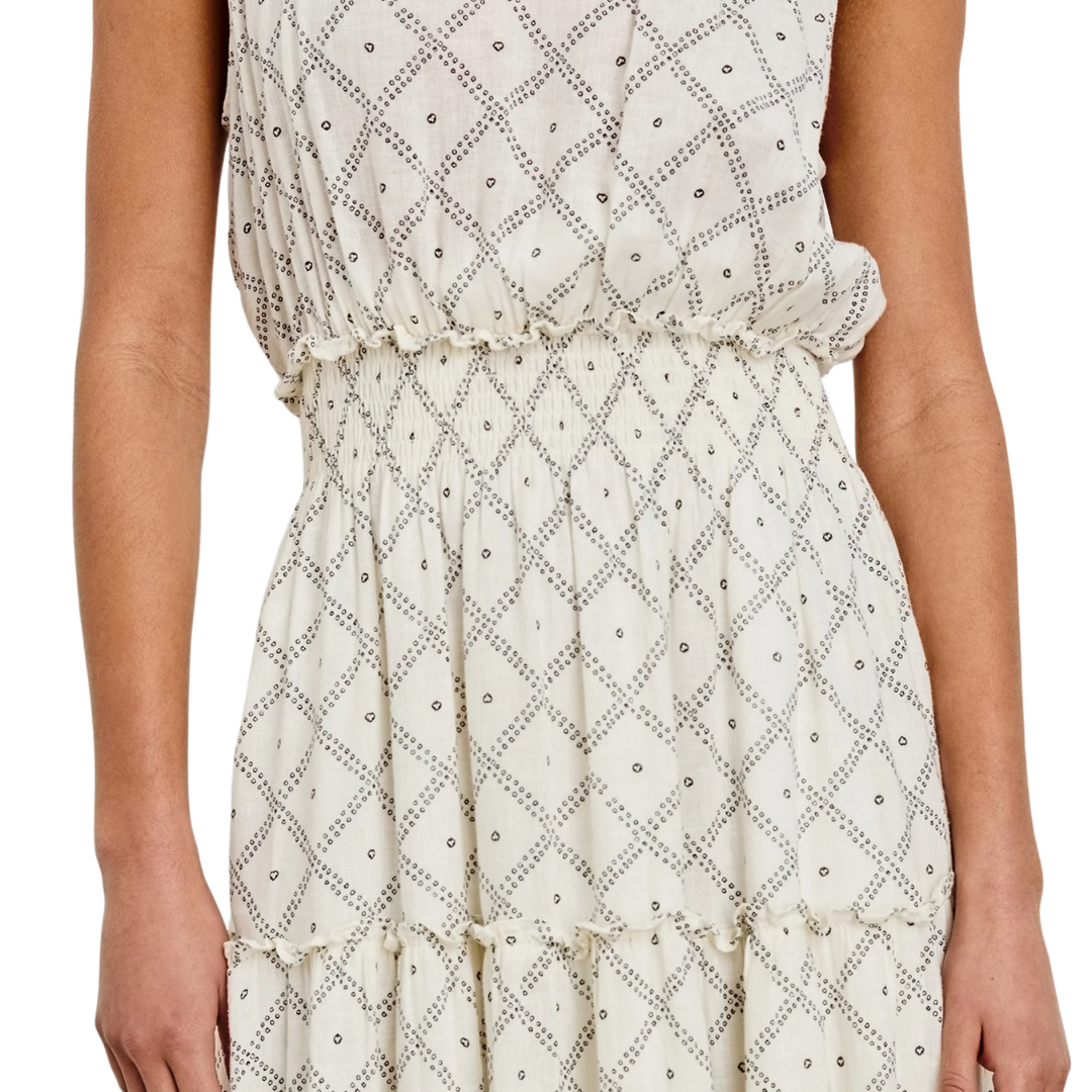 Loulou Dress in Ivory Zanzibar