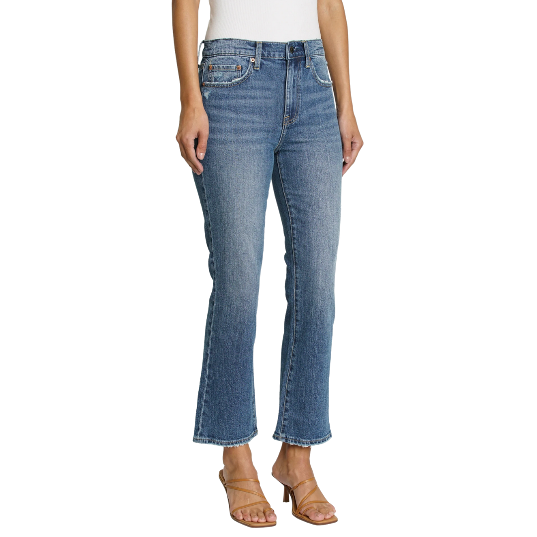 Lennon High Rise Cropped Boot Jean in Adore