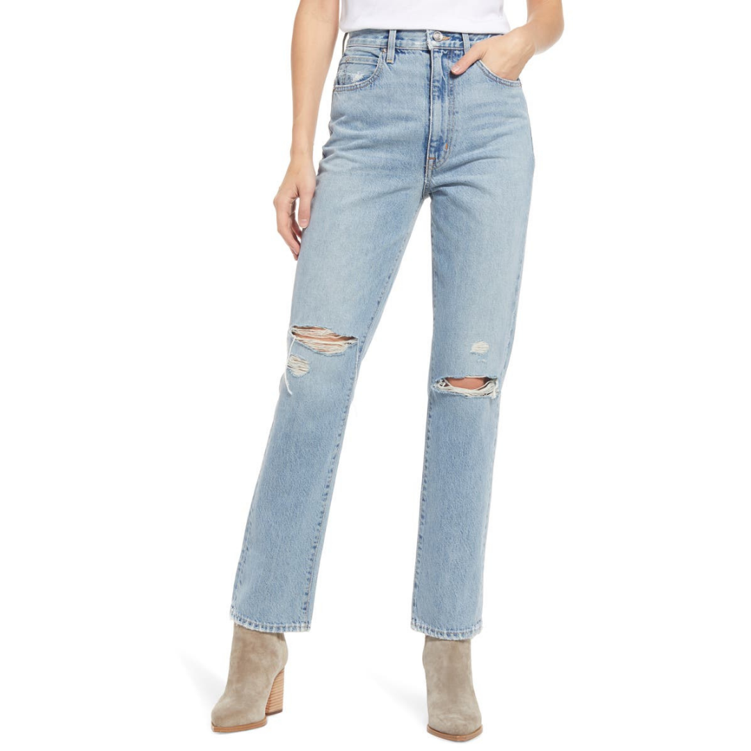 Sierra Slim Straight Stretch Denim in Valley of Fire