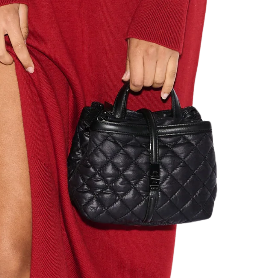 Mini Astor Top Handle in Black