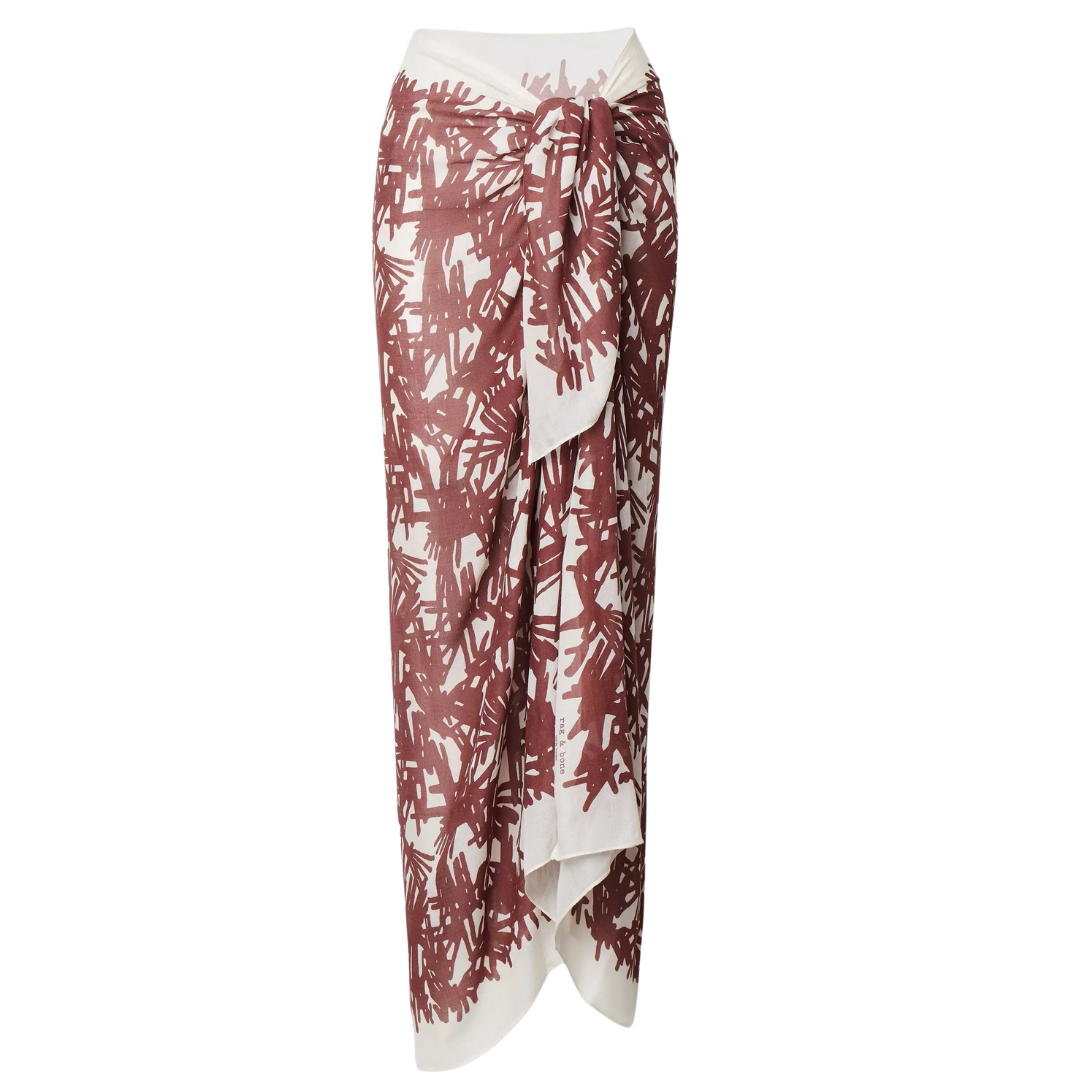 Sally Sarong in Dark Plum