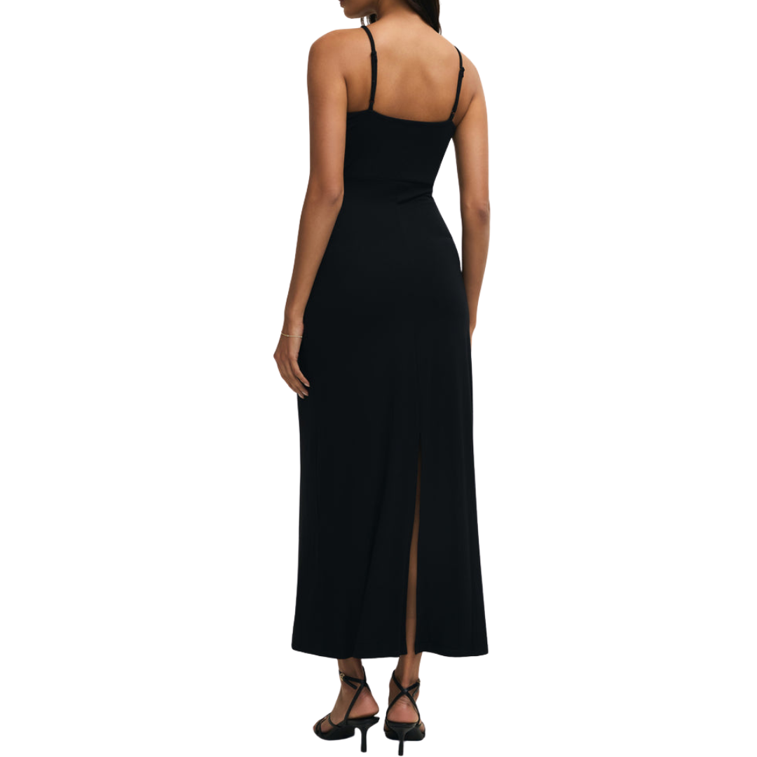 Astoria Halter Maxi Dress in Black