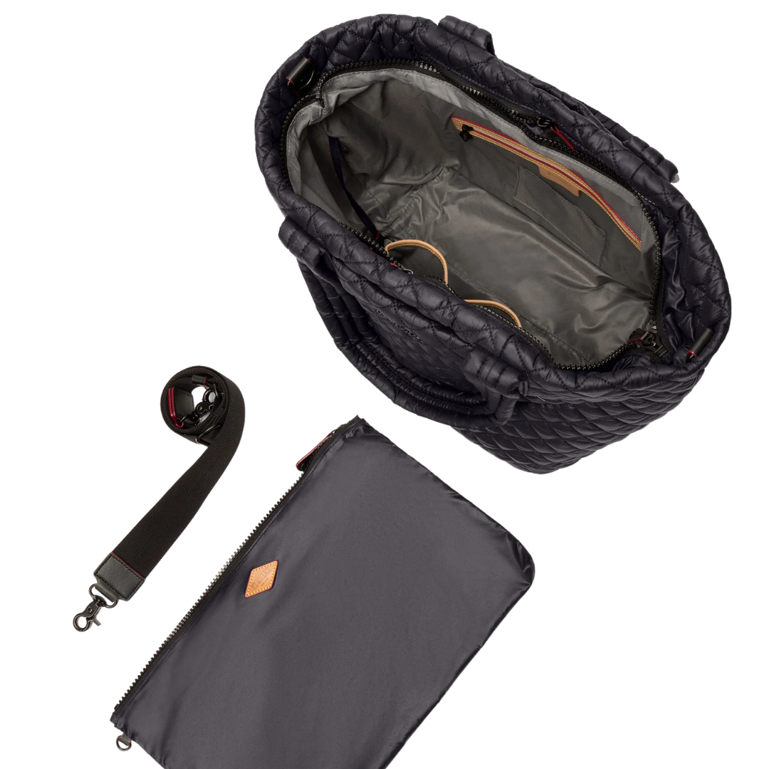 Medium Metro Tote Deluxe in Black