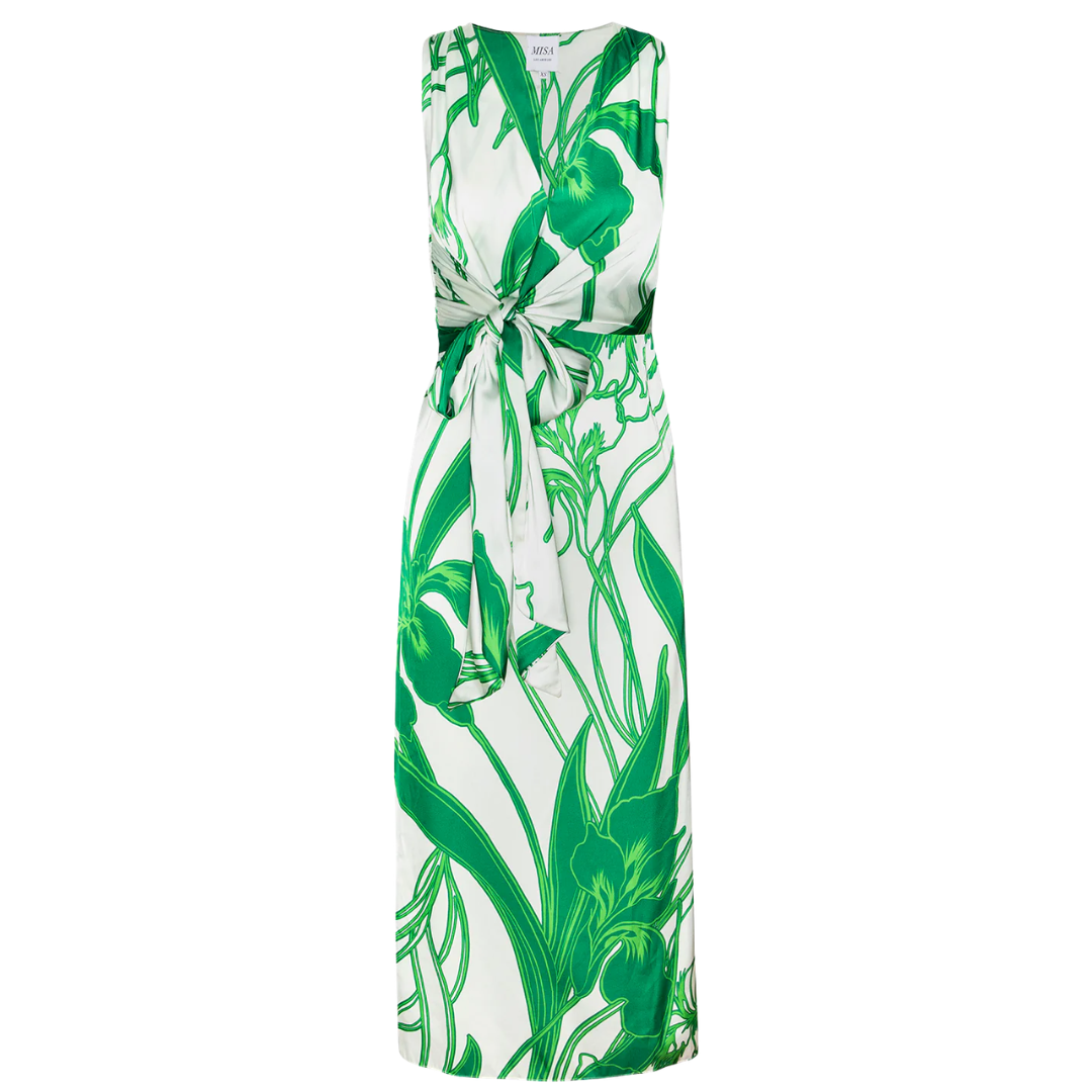 Kina Dress in Winding Iris