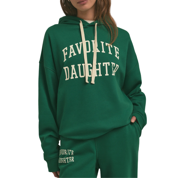 The Collegiate Hoodie in Emerald