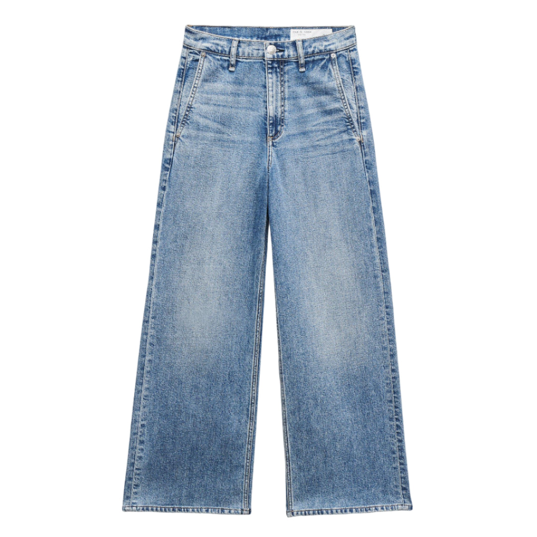 Andi Ankle Wide-Leg Jeans in Orian