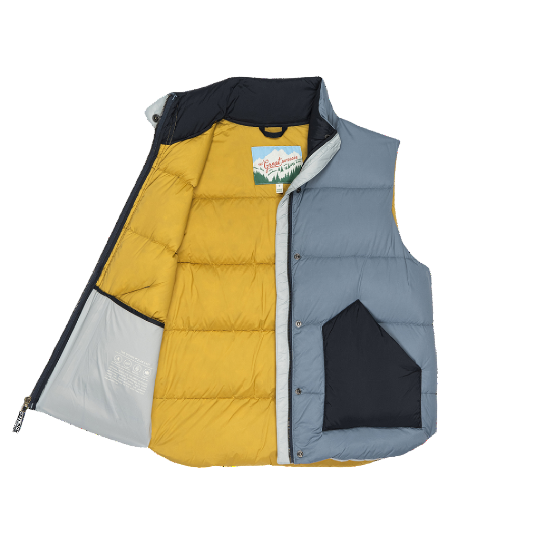 Polar Vest in Navy Colorblock
