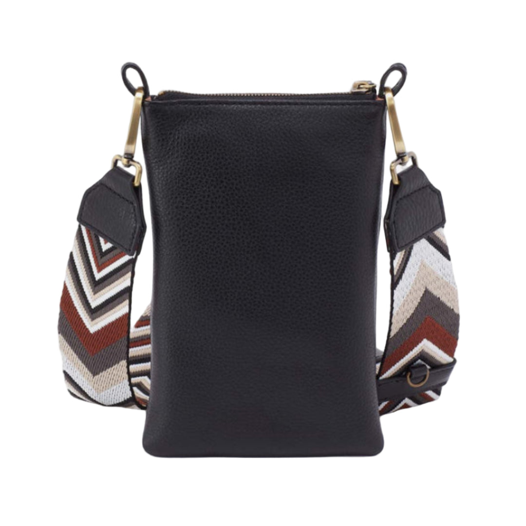 Cass Phone Crossbody in Black
