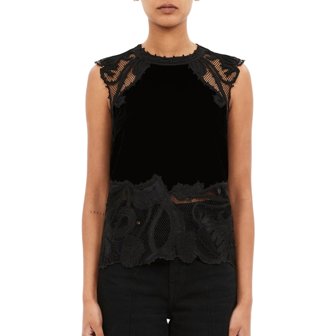 Kassandra SL Embroidered Top