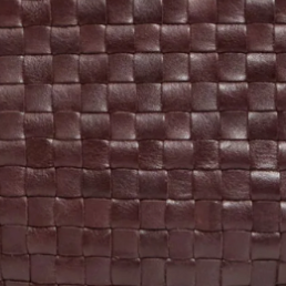 Grande Fanny in Tobacco Woven Checker