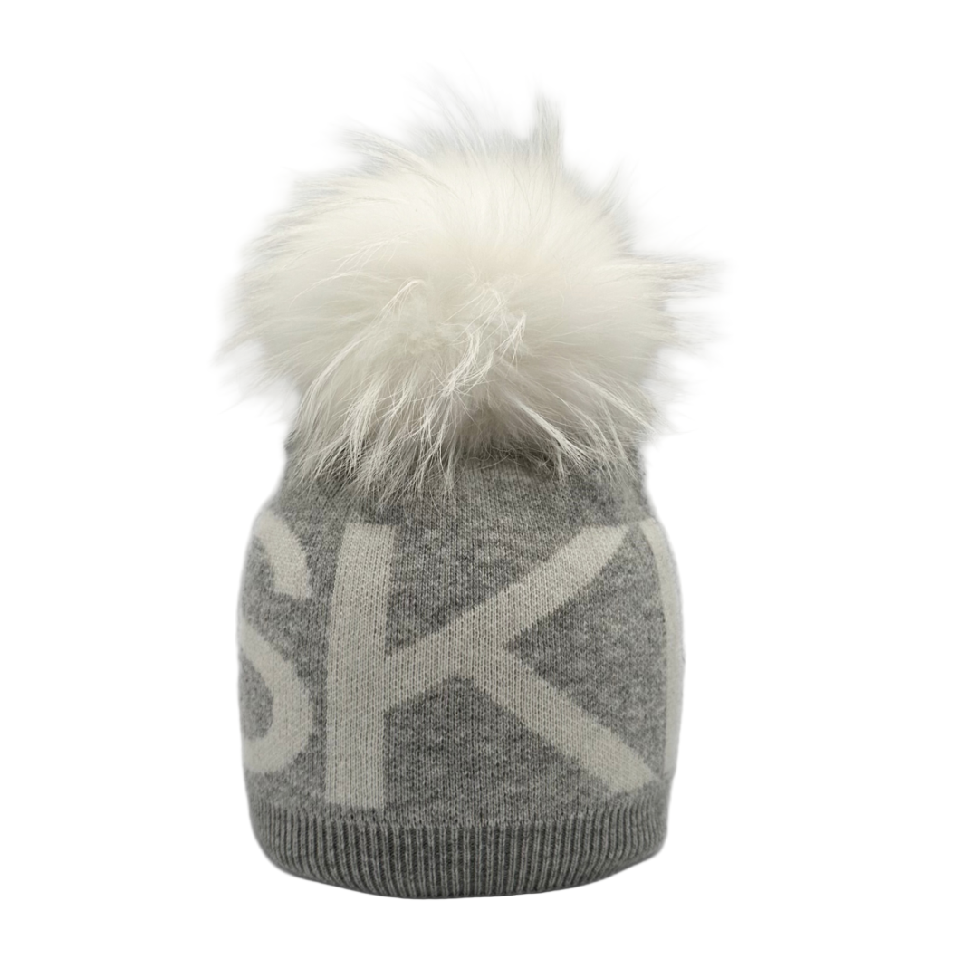 "Ski" Angora/Wool Pom Hat