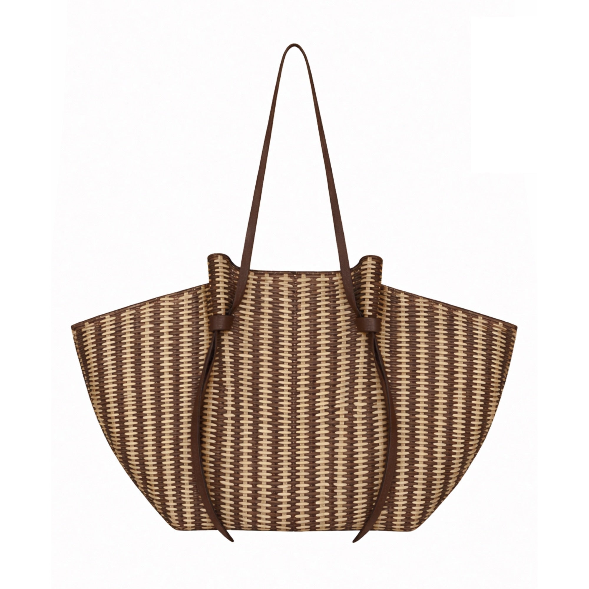 メル子YUZEFI / MOCHI WOVEN RAFFIA バッグ XL Yuzefi XL Mochi in Biscuit Woven Raffia