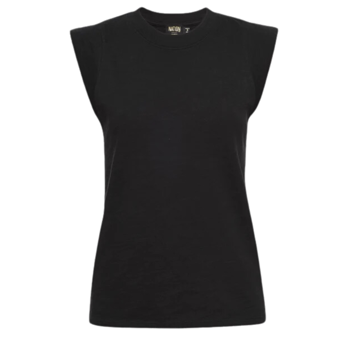 Patti Tank in Jet Black