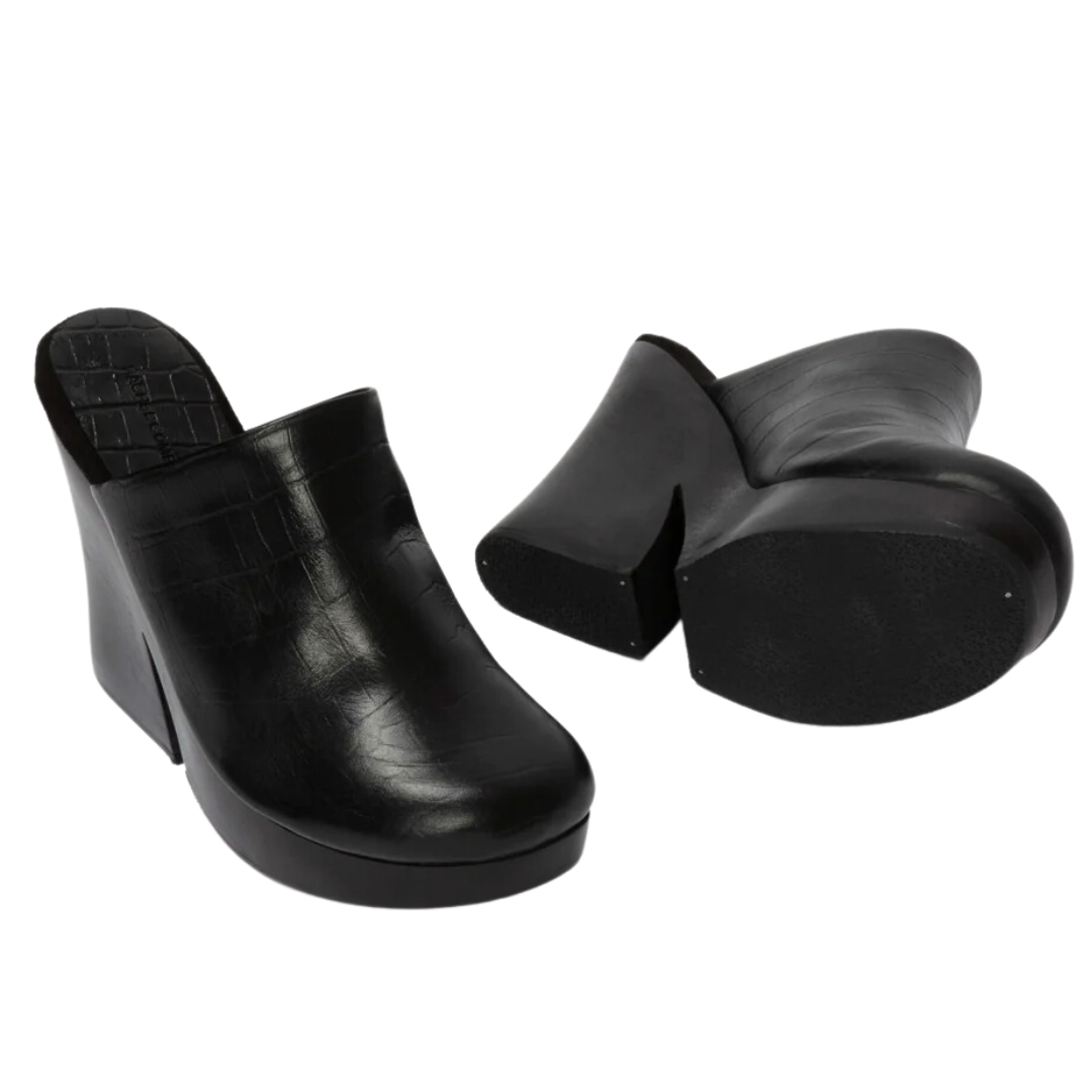Toman Clog in Black  