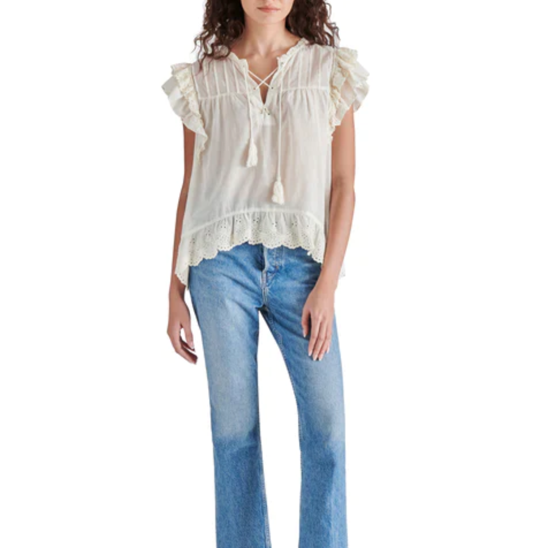 Bellamy Top in Ivory