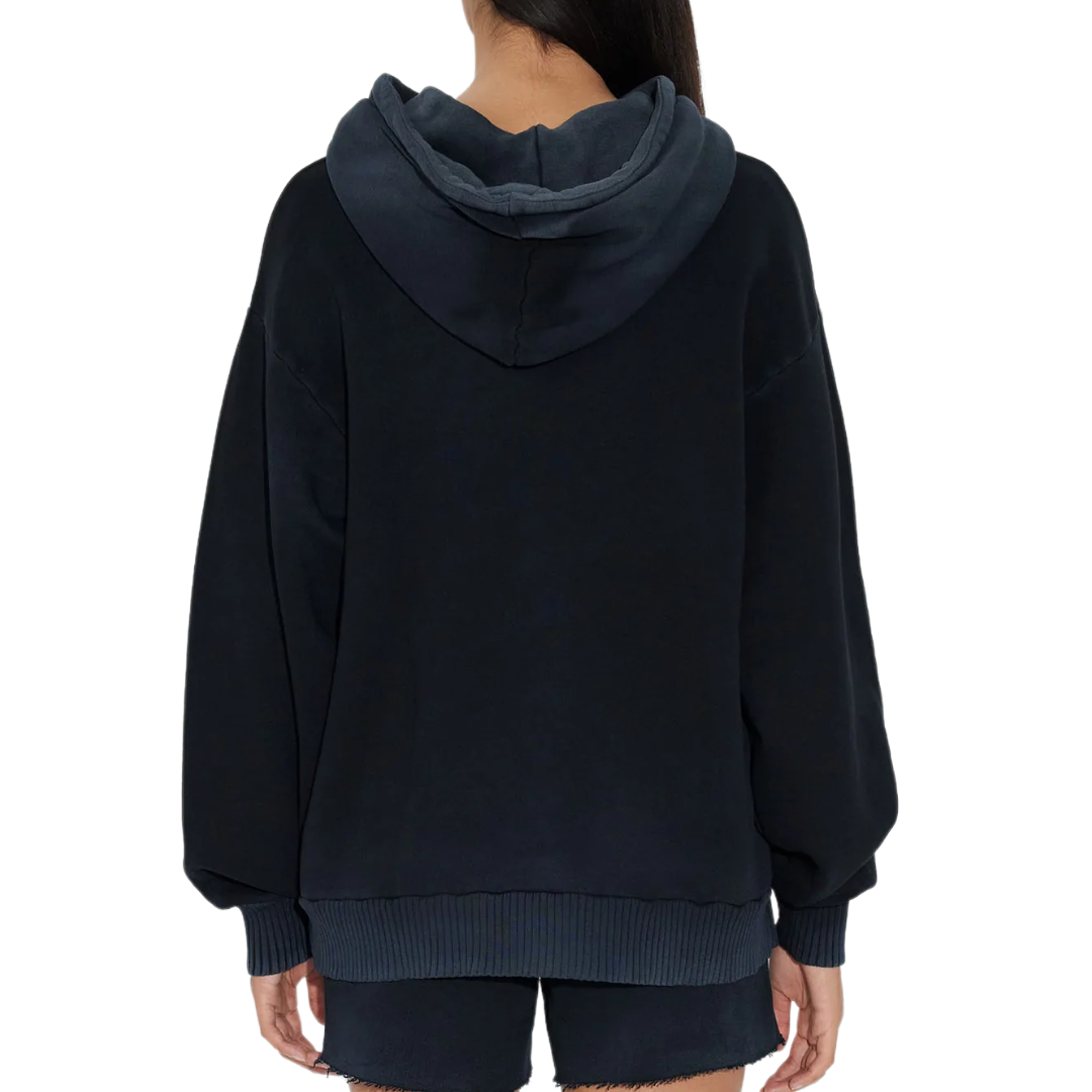 Brooklyn Oversized Hoodie in Vintage Black