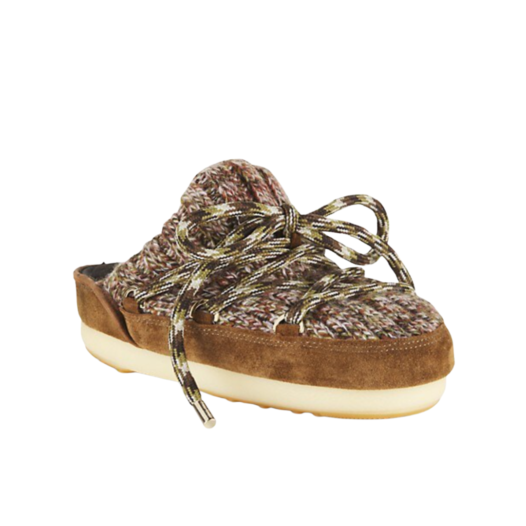 Full Moon Wool Mules in Sigaro 