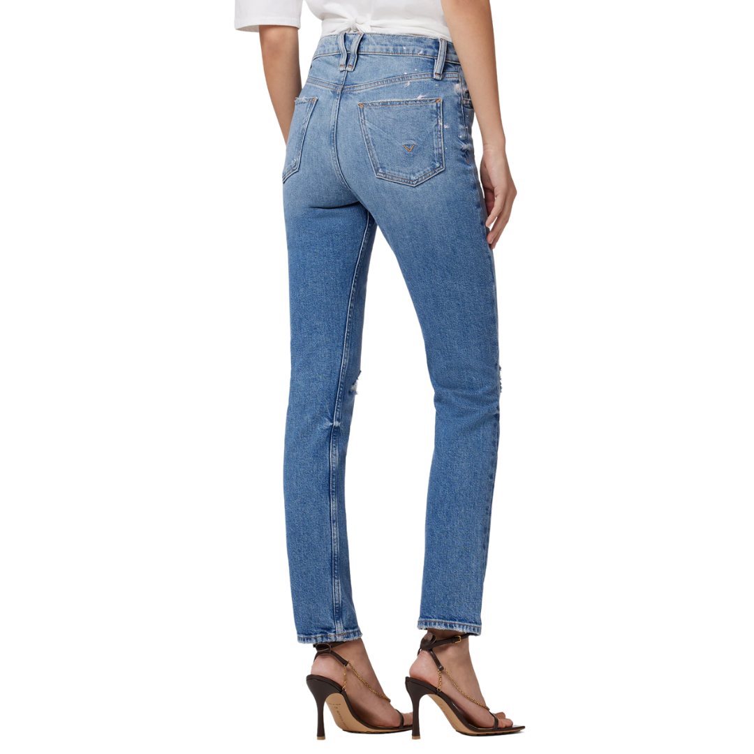 Holly High Rise Straight Jean in Skyscraper