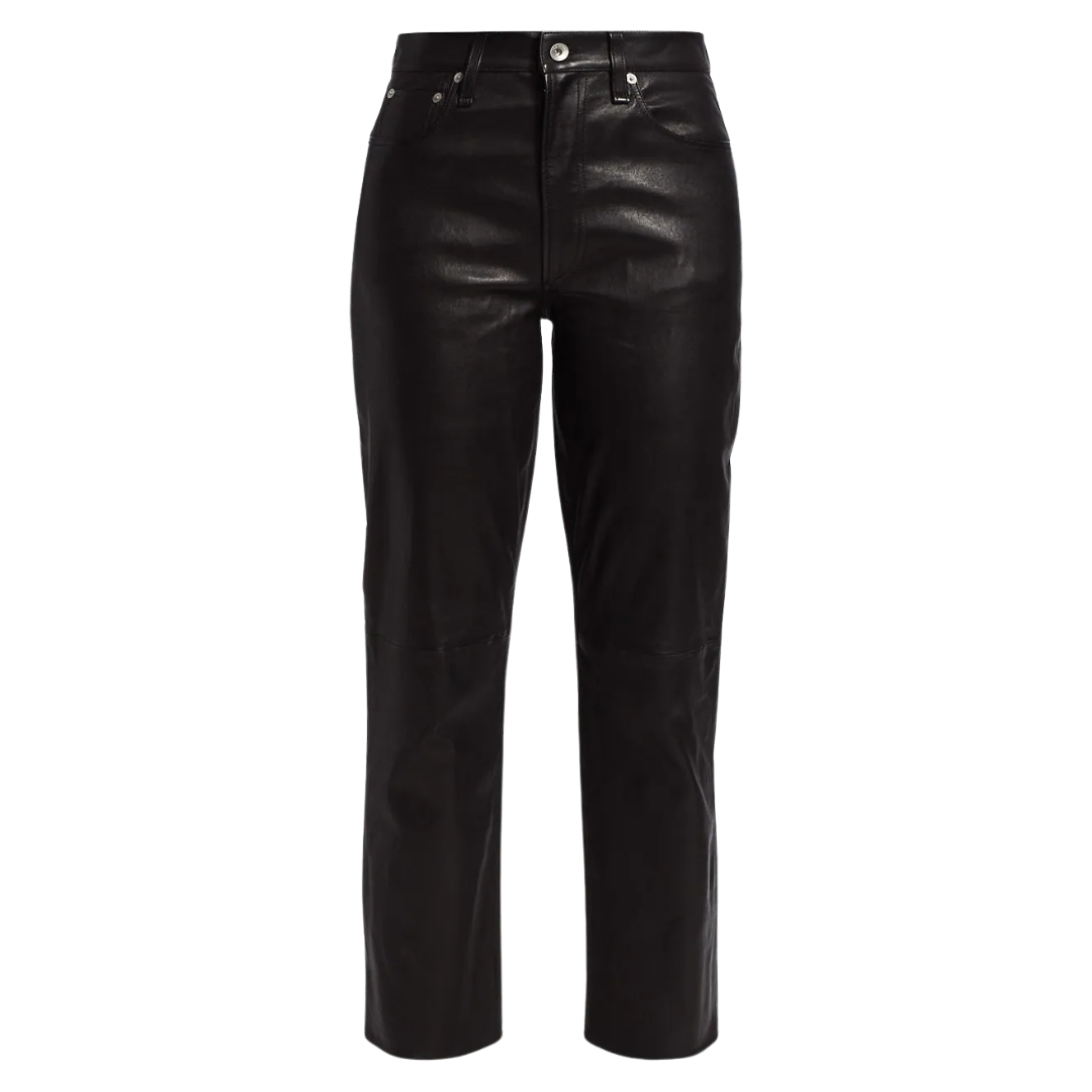R&B LTHR Cig Pant