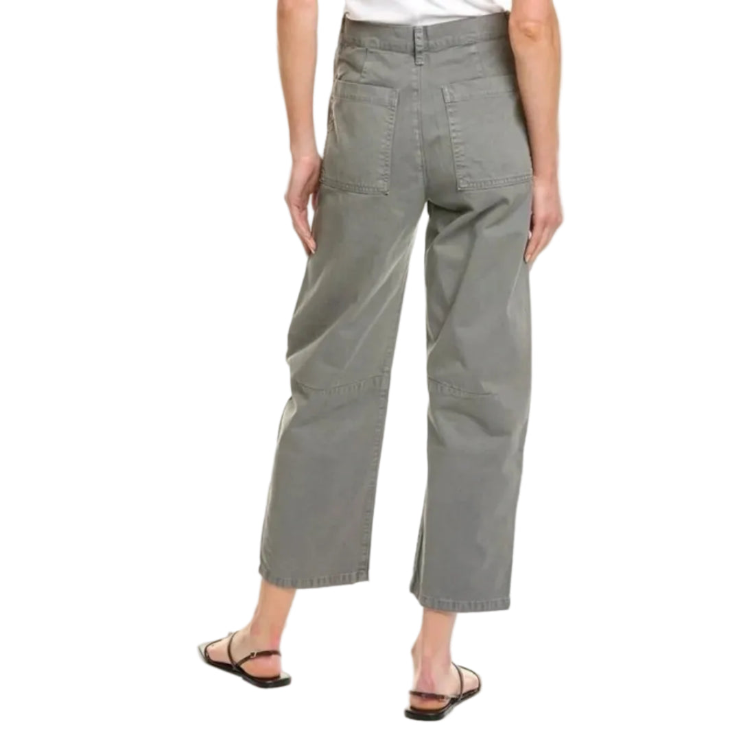 Brylie Sanded Twill Utility Pant in Ash