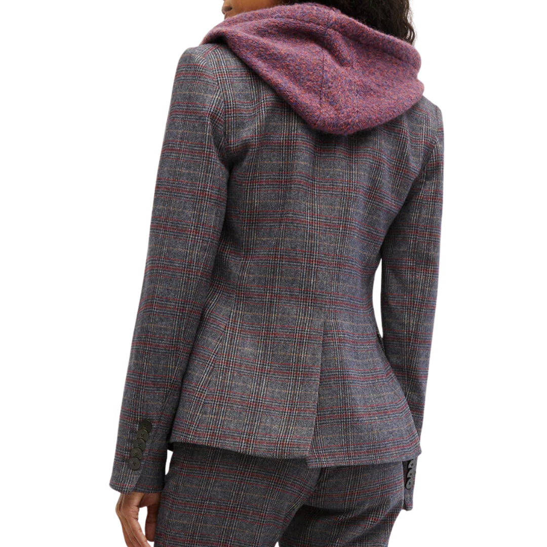 Rivalia Cotton-Alpaca Blend Dickey in Red Multi