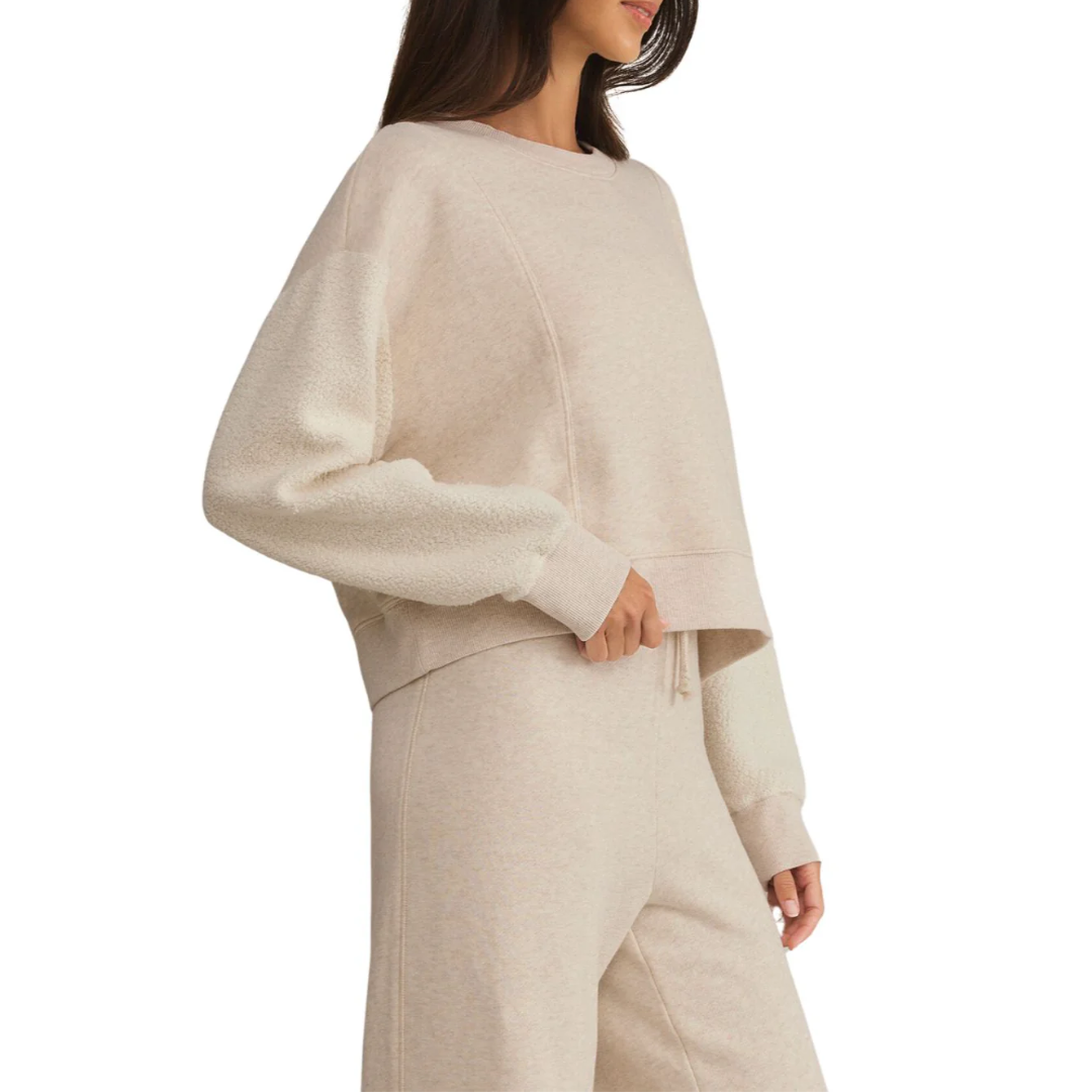 Lax Sweatshirt in Light Oatmeal Heather