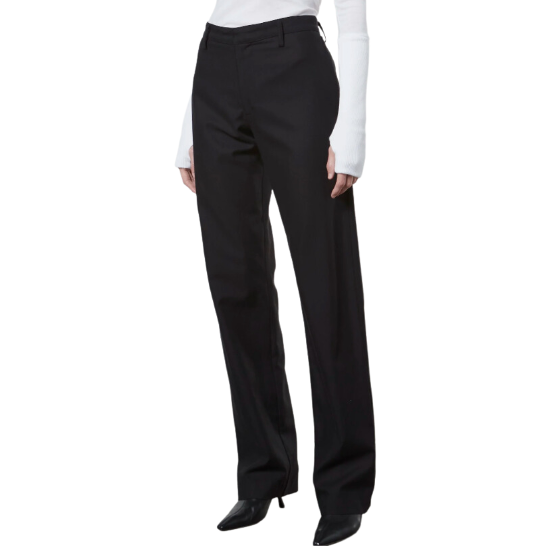 Straight Leg Chino in Black 