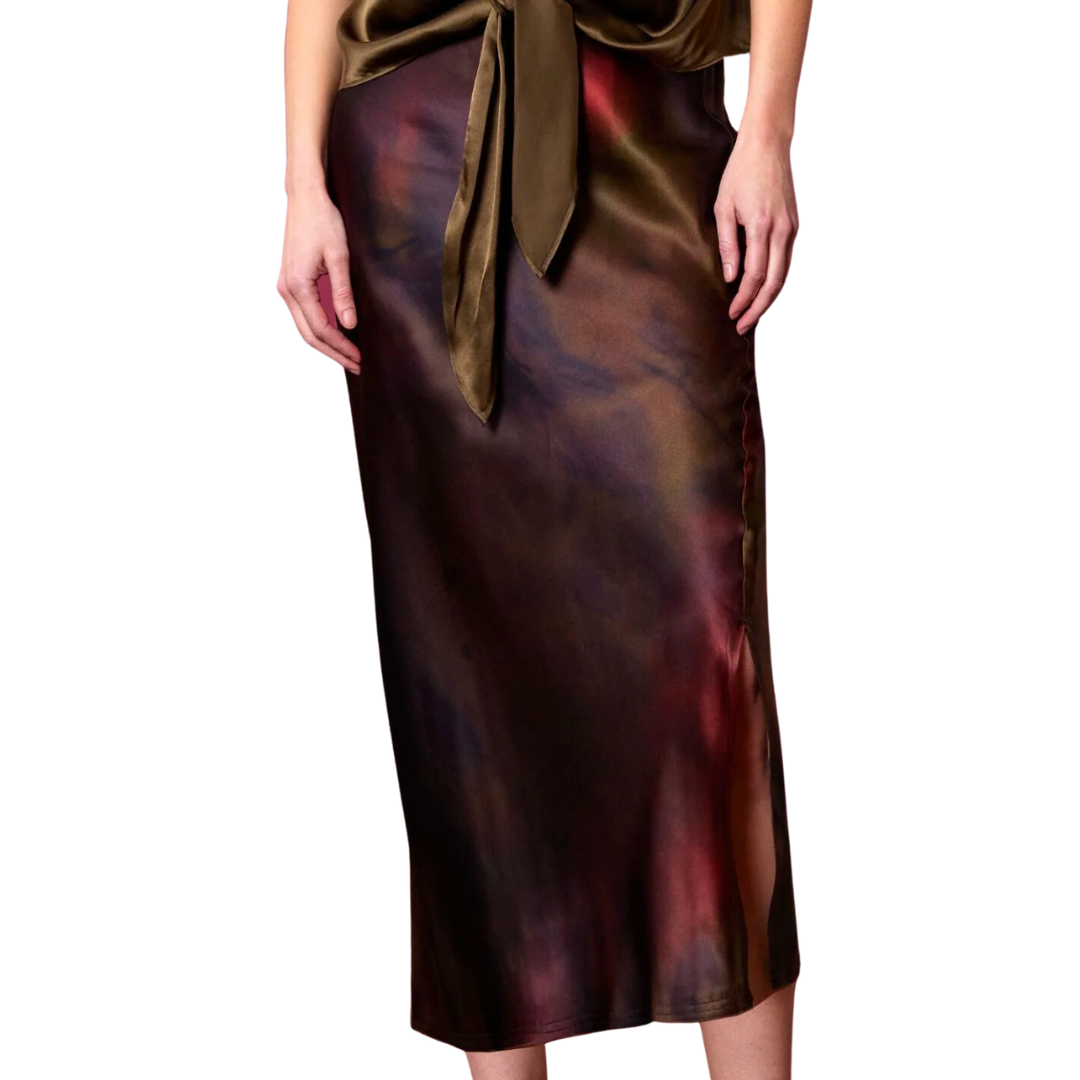 Go Long For It Skirt in Grassy Knoll