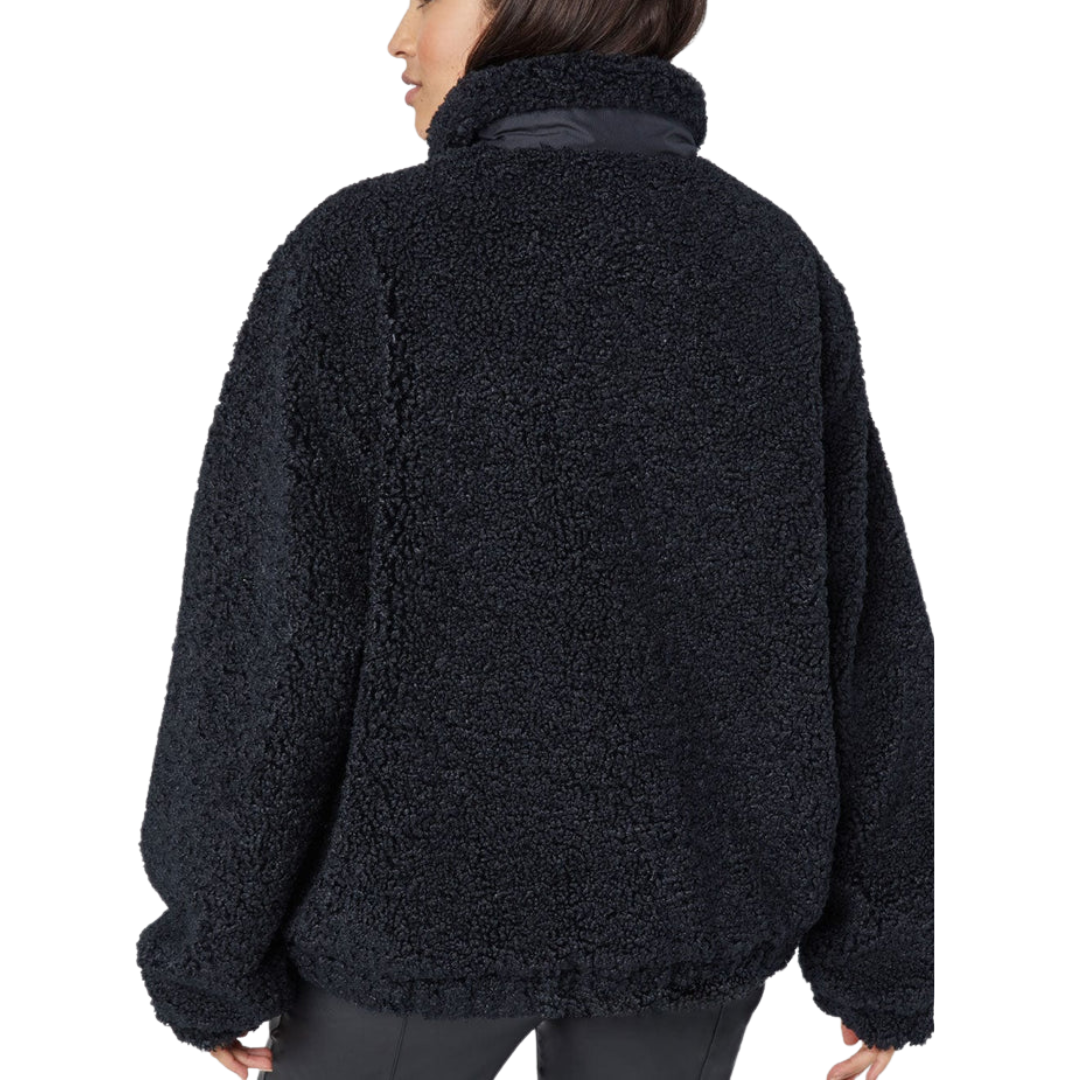 Noelle Shearling Jacket in Black 