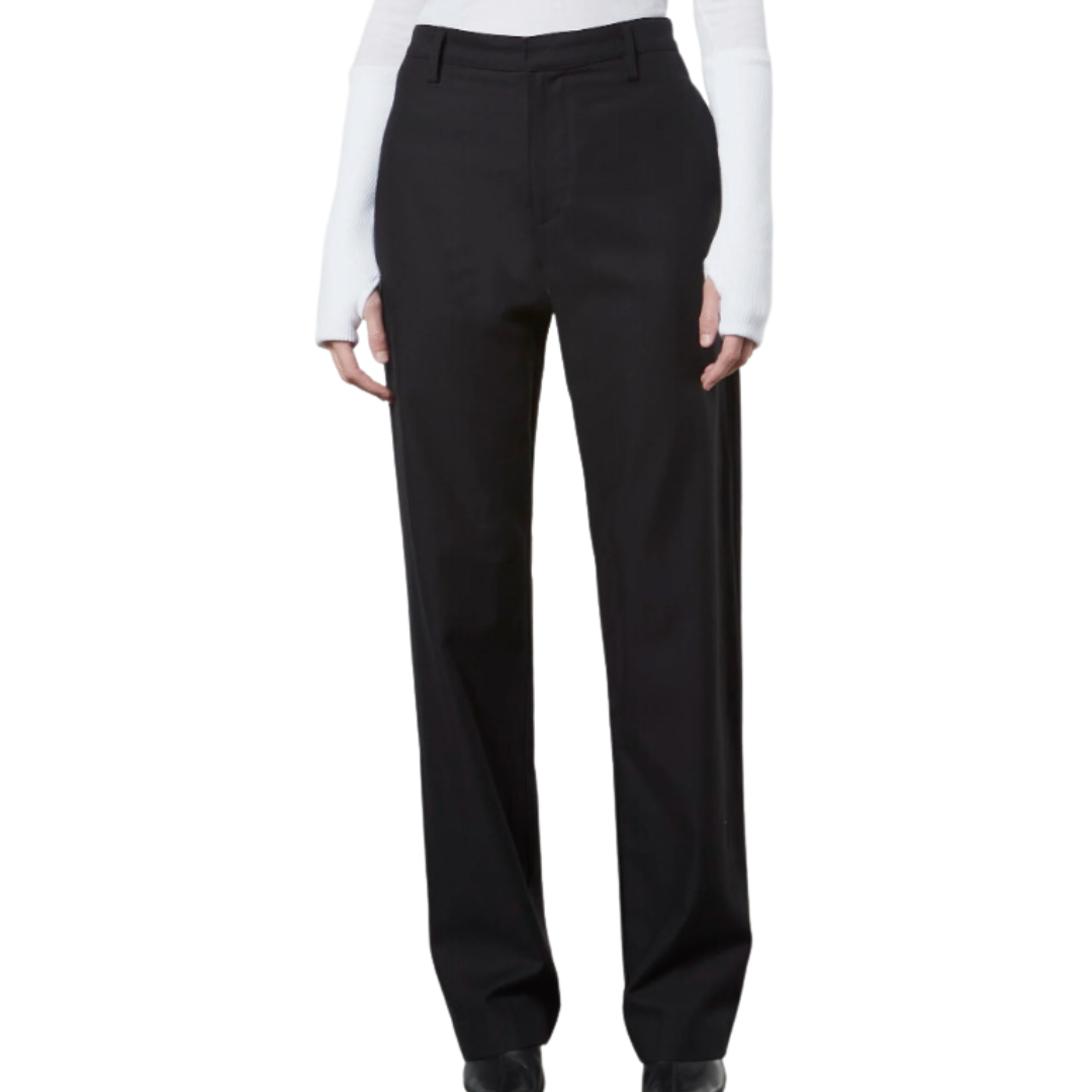 Straight Leg Chino in Black 