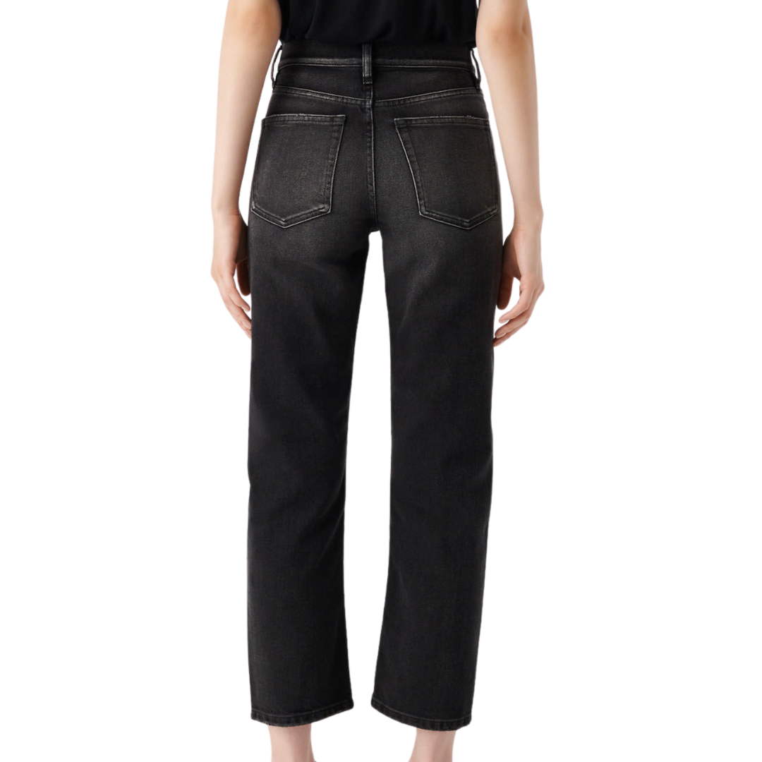 Deen Low-Rise Jeans in Black Stone