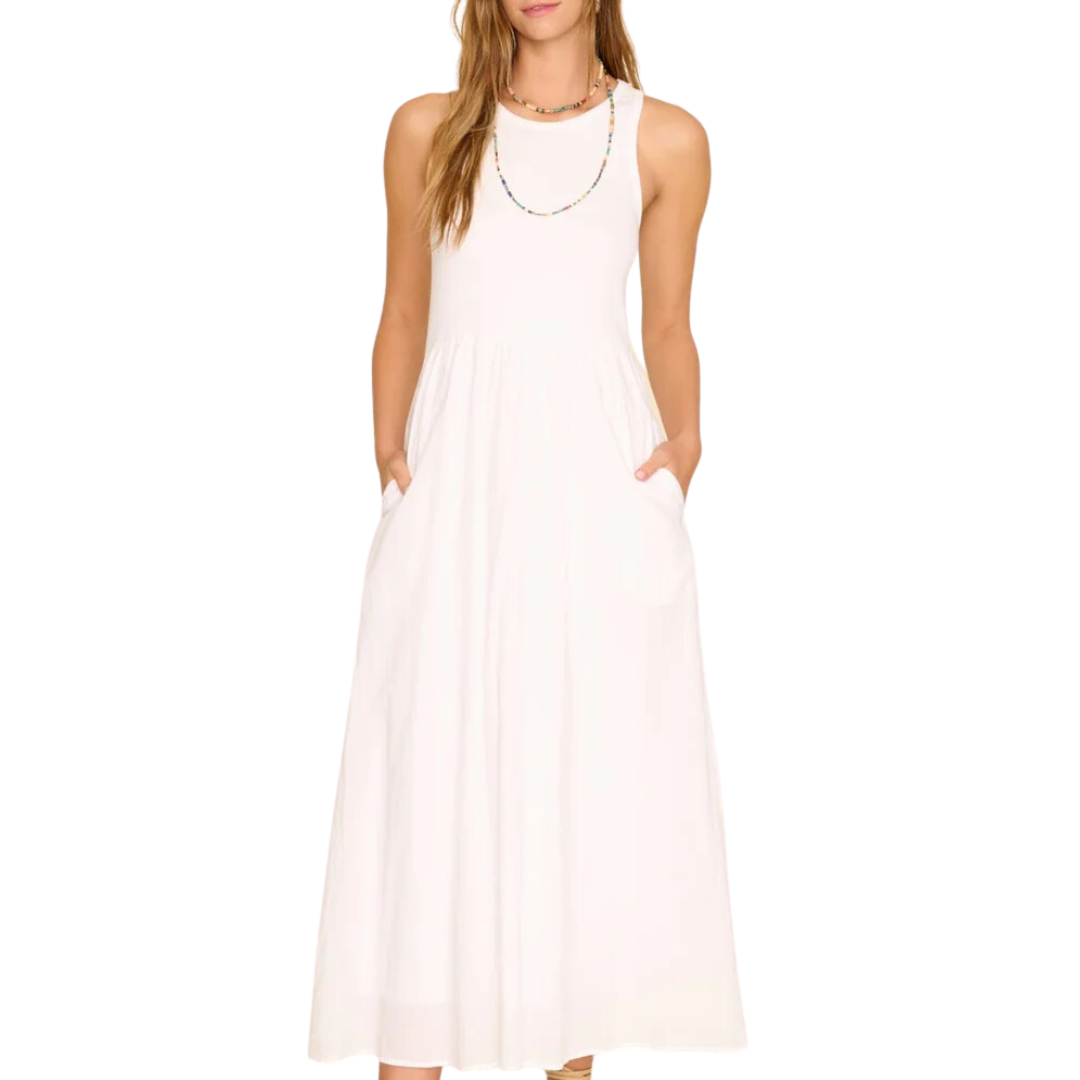 Flynn Dress in White