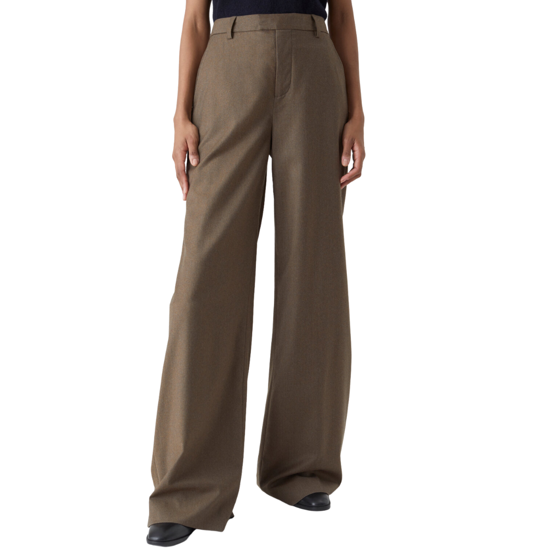 Nanton Flannel Pants in Golden Wood