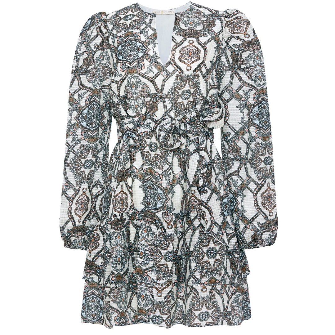Preston Dress in Opal Medallion 