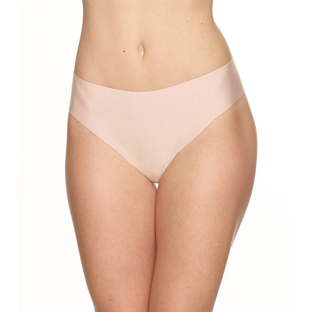 Butter Mid-Rise Thong in Beige